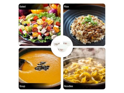 Zestaw 3 misek szklanych z pokrywkami 3w1 misa1615