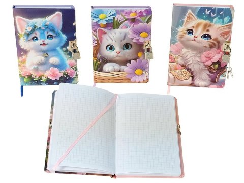 Pamiętnik z kłódką 19 x 13 x 1,5cm