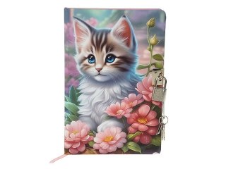 Pamiętnik z kłódką 19 x 13 x 1,5cm