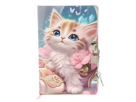 Pamiętnik z kłódką 19 x 13 x 1,5cm