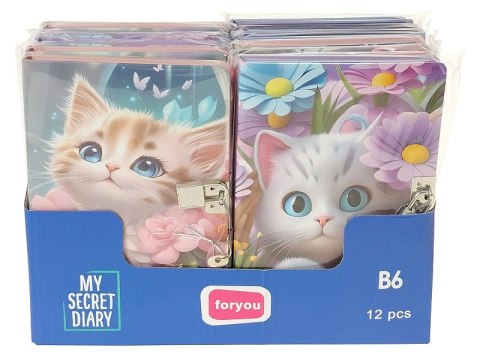 Pamiętnik z kłódką 19 x 13 x 1,5cm