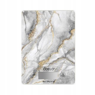 Waga kuchenna marmur biały szklana elektroniczna 10kg SOPHIA