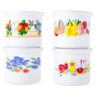 Kubek emalia z pokrywką 10cm DIA1005