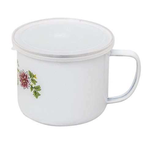 Kubek emalia z pokrywką 12cm DIA1005