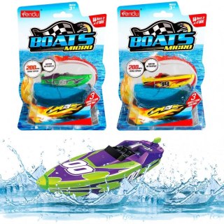 Łódź wyścigowa na baterie na blistrze 15 x 22 x 8cm A-0903