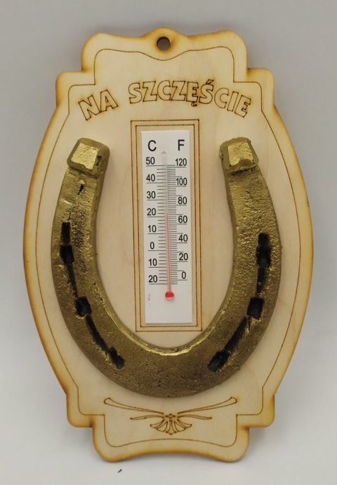 Sklejka podkowa - termometr 12x18cm - nr.21