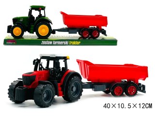 Traktor z przyczepą