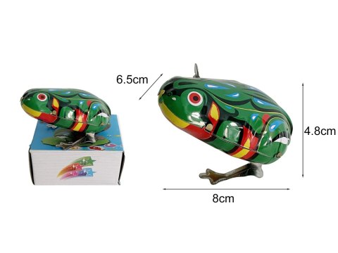 Żaba skacząca nakręcana