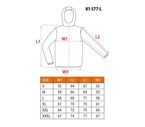 KURTKA MIX&MATCH 4-WAY STRETCH ZIELONA ROZMIAR XL