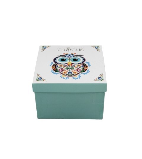 Filiżanka 250ml. ze spodkiem SOWA ETNO