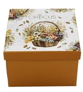 Filiżanka ze spodkiem kosze kwiatów KWIATY POLNE