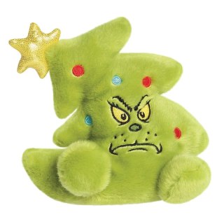 Grinch - Pluszowa maskotka Grinch w kształcie choinki świątecznej 13 cm z kolekcji Palm Pals