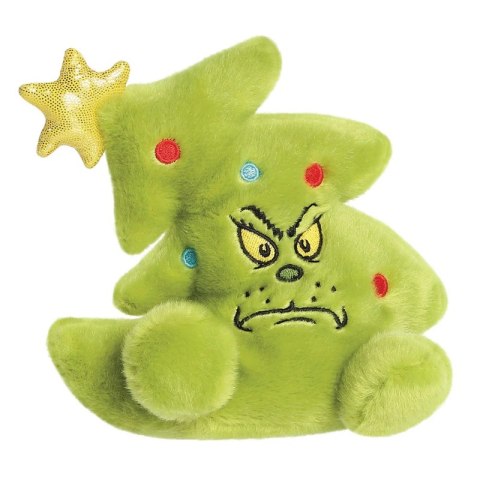 Grinch - Pluszowa maskotka Grinch w kształcie choinki świątecznej 13 cm z kolekcji Palm Pals