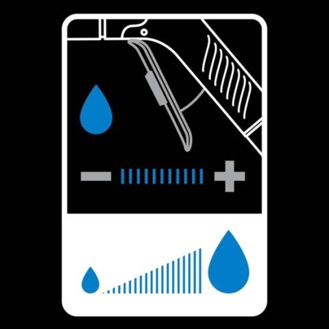 PISTOLET ZRASZAJĄCY 3-FUNKCYJNY FRONT CONTROL