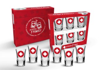 Kieliszki 6szt. APTECZKA 35ml. SHOT ON