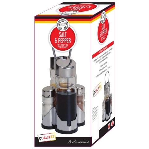 Organizer do przypraw KonigHOFFER Salt&Pepper 5 elementów