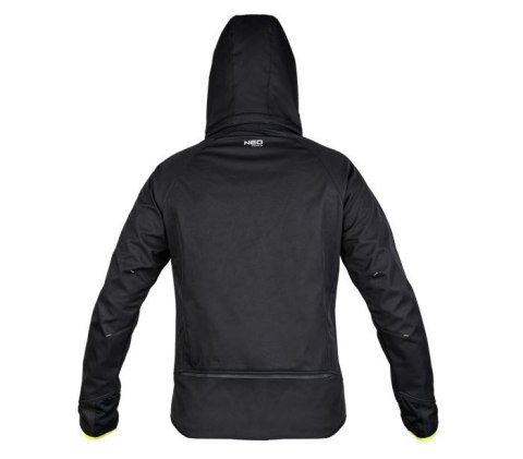KURTKA MIX&MATCH SOFTSHELL CZARNO-ŻÓŁTA ROZMIAR L