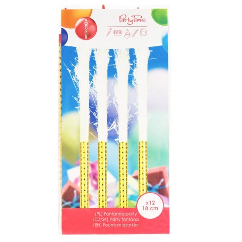 Fontanna party 18 cm 12 szt. D7187