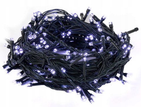 Lampki choinkowe 200 LED białe zimne L-159B