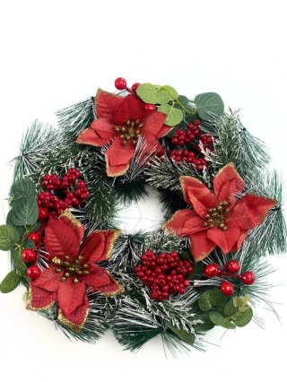 Wianek świąteczny 30 cm BOŻE NARODZENIE