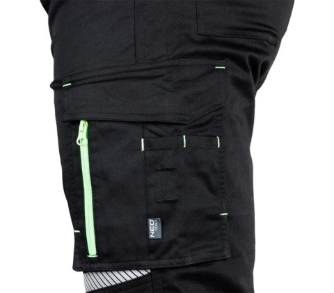 SPODNIE ROBOCZE MIX&MATCH CZARNE, ROZMIAR XL