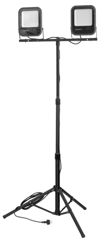 LAMPA NA STATYWIE PODWÓJNA LED SMD 200W LM2X100AW, 1.7M