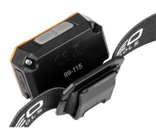 LATARKA CZOŁOWA COB LED 500LM, AKUMULATOROWA, USB